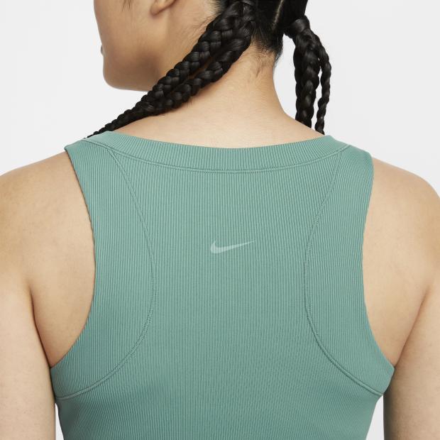 Nike Zenvy Dri-FIT Soft Comfortable Quick-Dry Casual Sports Tank Top Women Tops Coastal-Blue White FN3537-361