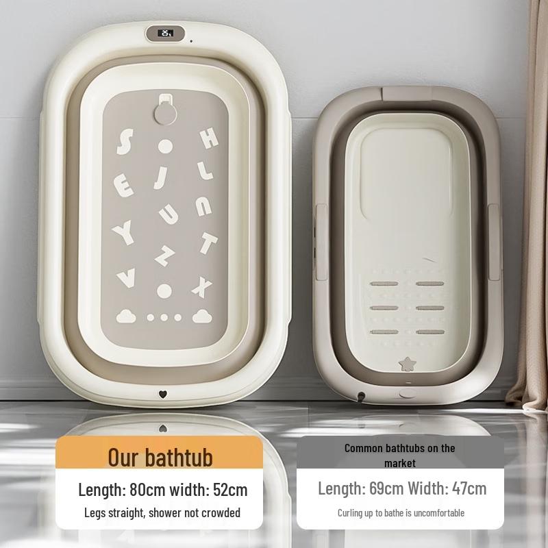 JINGRUIXIANG Foldable Baby Bathtub