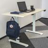 Electric adjustable automatic high standing desk 120x60 beige