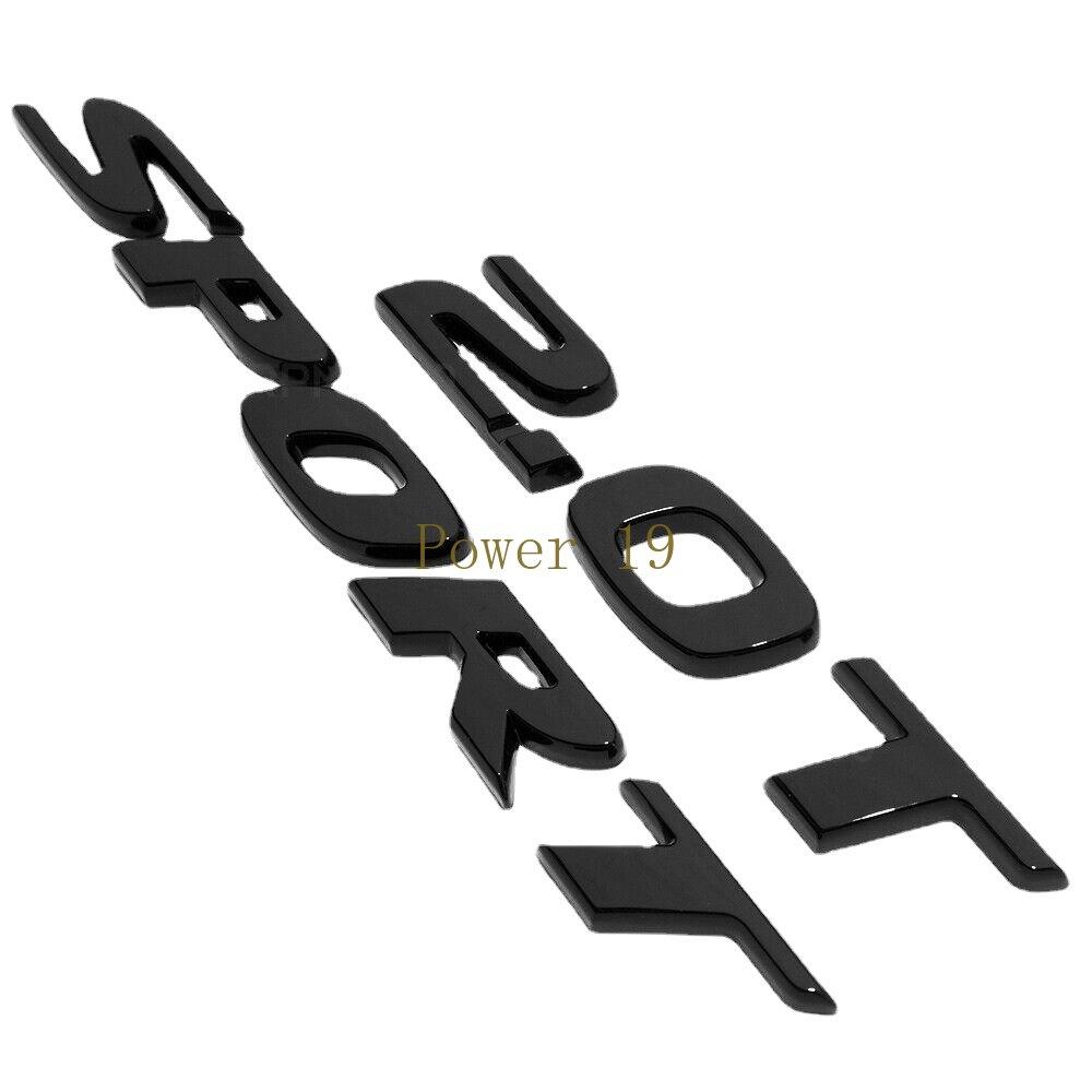 

3D ABS For Honda 2018-2022 ACCORD 4DR 2.0T Sport Rear Trunk Lid Logo Badge Nameplate Emblem Glossy Black