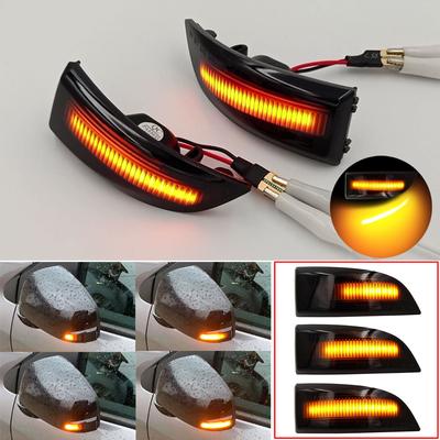 Δυναμικό φως LED φλας για πλαϊνό καθρέφτη για Renault Megane MK3 Laguna III X91 Grand Scenic III Fluence Latitude