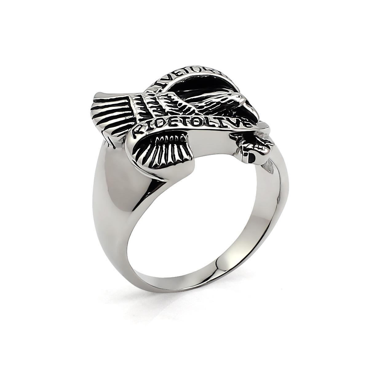 

Vintage Retro Irregular Shaped Eagle Belt Buckle Western Cowboy RIDE to LIVE Animal Decorative Logo Design Hip Hop Ring 11.5 серебряный