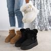 New Style of Simple and Casual Woolen Snow Boots, Thick-soled and Large-sized Cotton Shoes