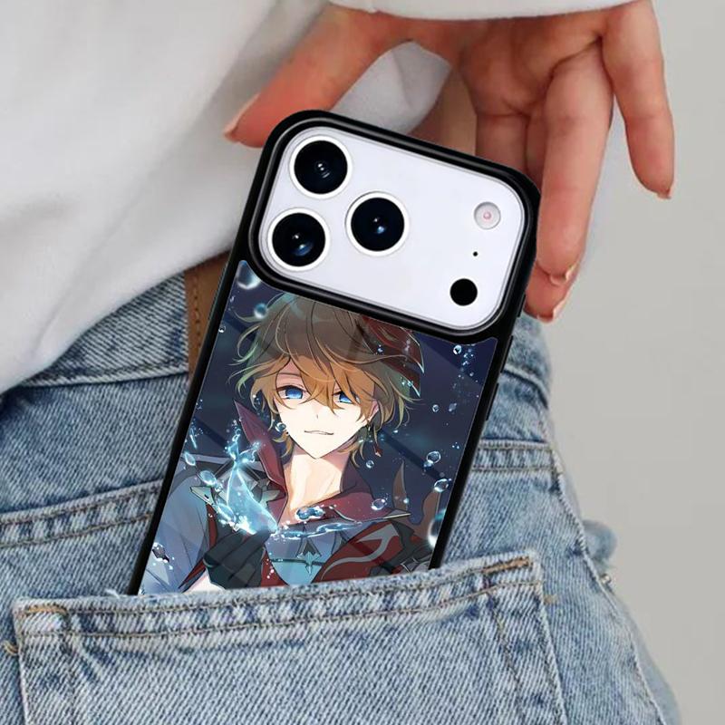 

Tartaglia Genshin Impact Phone Case for iPhone 17ProMax 12 13 14 15 16e 17 Pro Max Plus Air Cover iPhone17 Pro