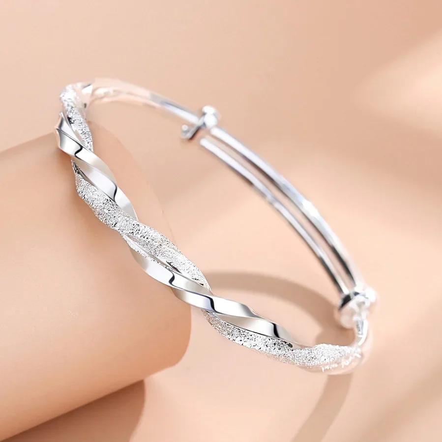 Luxury 925 Silver Bead Ball Bracelets For Women Elegant Dreamcatcher Tassel Feather Adjustable Bracelet Party Jewelry
