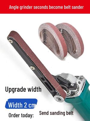 Compact Sanding Belt Machine Stand for Wood & Metal: Angle Grinder Attachment for Sanding, Grinding, and Sharpening.