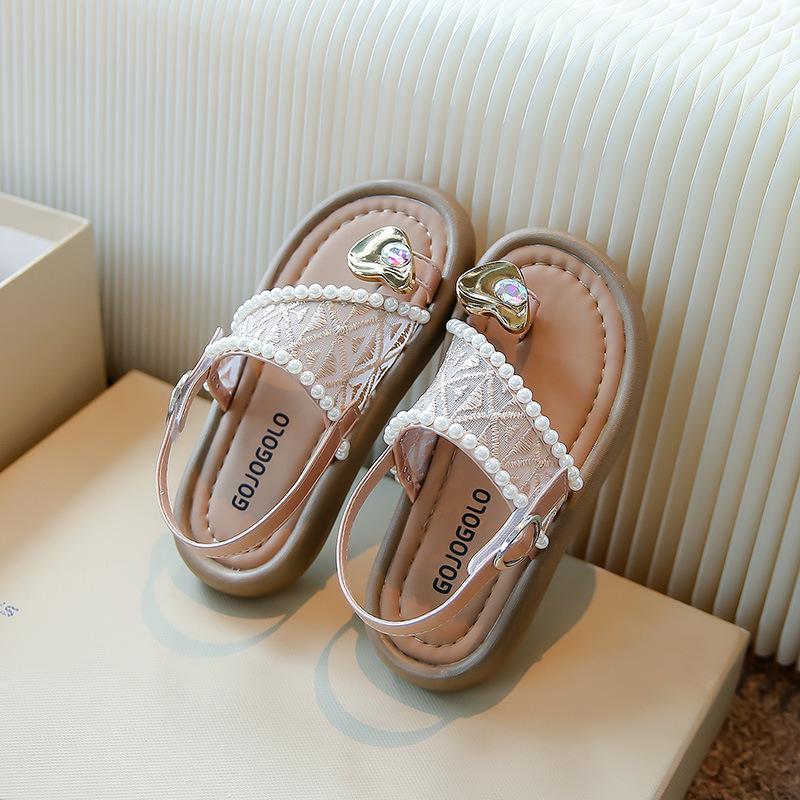 Fashion Girls' Shoes Summer New Kids Shoes Retro Women's Sandals Anti Slip Child Sandals Soft Soled Girls' Sandals