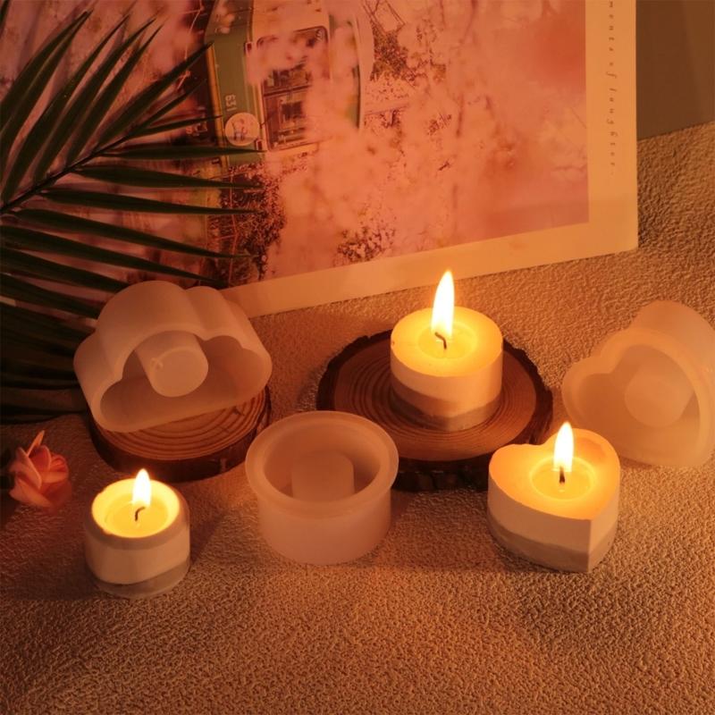 Resin Epoxy Candlestick Silicone Mold Candlestick Base Making Mould Candle Holders Casting Molds DIY Ornaments Moulds
