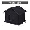 Premium Oxford Cloth Outdoor Cat House Insulated Waterproof Stray Shelter for Outdoor Cats Winter Windproof Design
