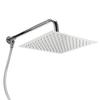 G1/2 Thread 25cm Wall Mounted Shower Head Stainless Steel Bathroom Rainfall Shower AccessoriesShower Head Set
