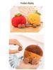 Chestnut & Tomato Plush Toy Set - Funny Big Orange, Good Persimmon, and Small Peanut Dolls