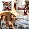 Christmas Pillow Covers Linen Cute Elk Pillowcase 18x18in Deer Print Pillow Cases For Home Living Room Sofa Indoor Outdoor