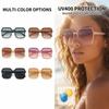 Anti-Glare Sunglasses Lightweight Oversize Sunglasses Trendy Square Sunglasses  Outdoor