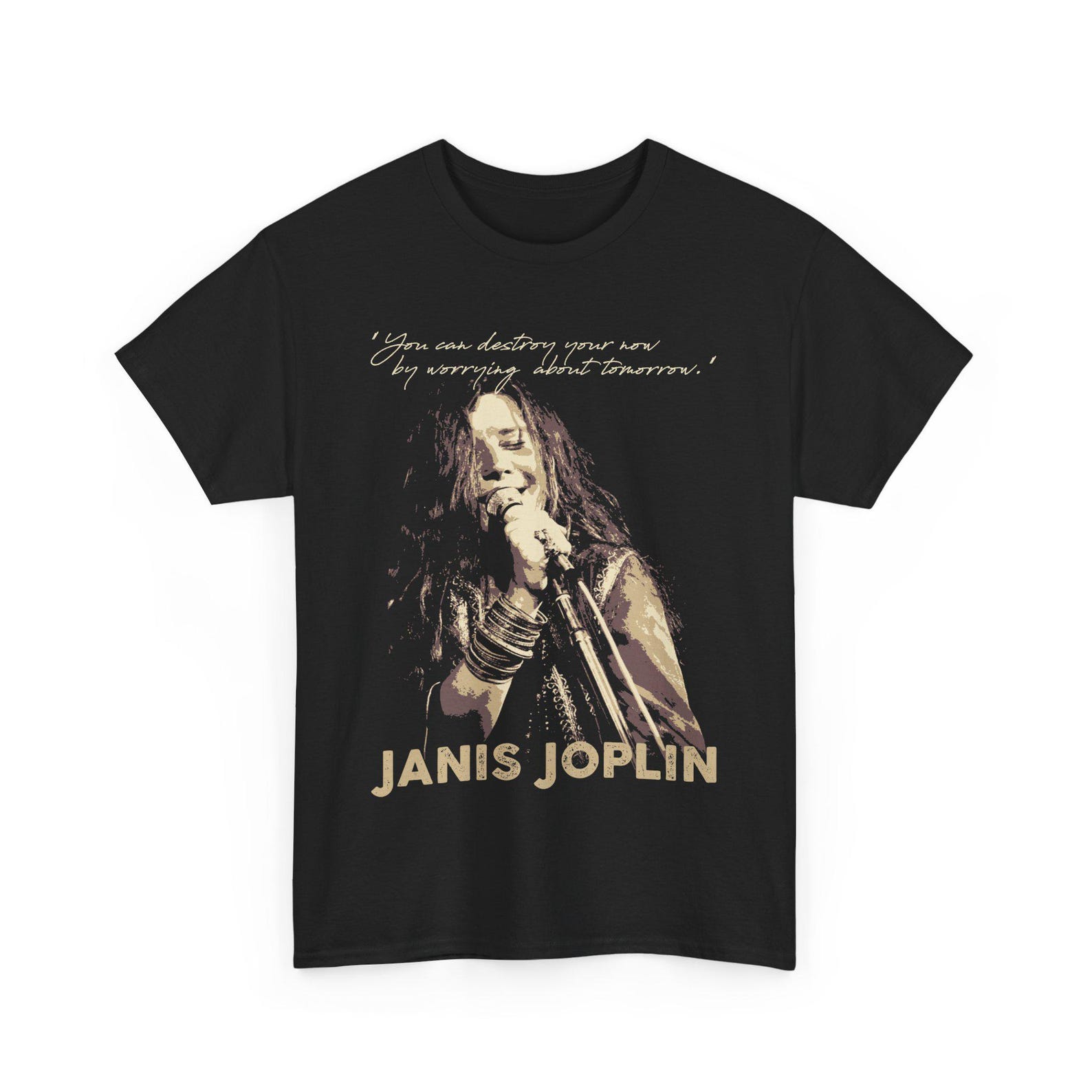 JANIS JOPLIN Vintage Unisex Heavy Cotton Tee 4XL
