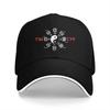 Gewaschene Unisex Baseballkappe Tai Chi Kreis Und Yin Yang Symbol Trucker Snapback Kappen Papa Hut YinYang Golfkappen