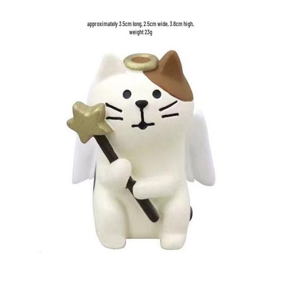 Piano Cat Resin Ornament Blind Box – Trendy Bartender Miniature Decoration & DIY Craft