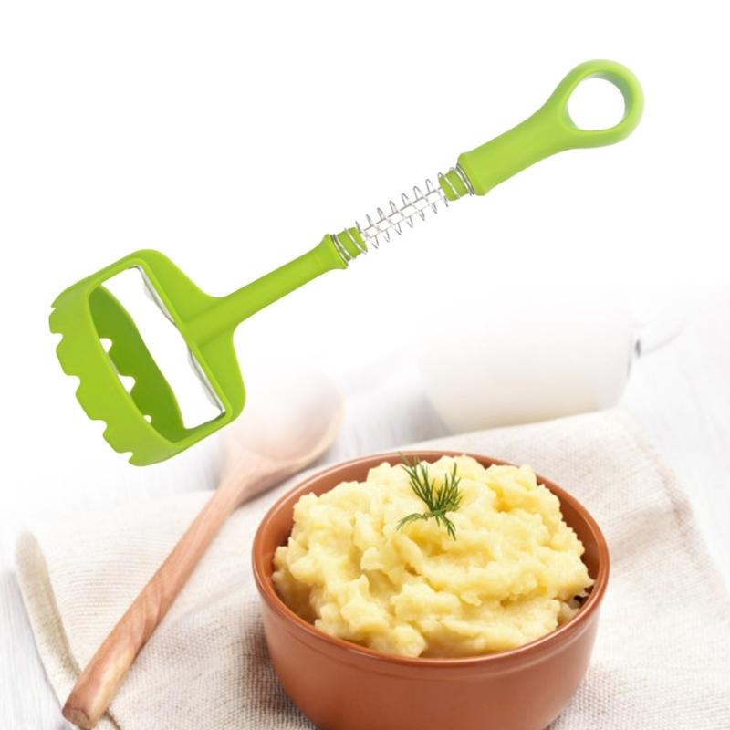 Ergonomic Vegetable Mashing Device Efficient Potato Masher with Smooth Round Holes Convenient Potatoes Crusher