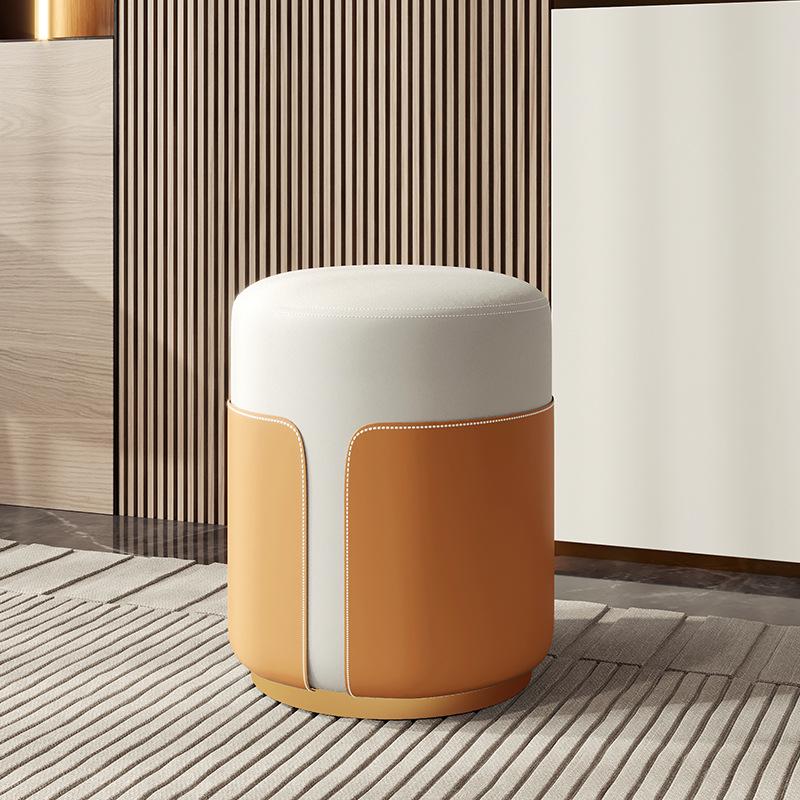 Luxury Makeup Stool: Modern Minimalist Vanity Chair for Girls' Bedrooms and Nail Art Spaces