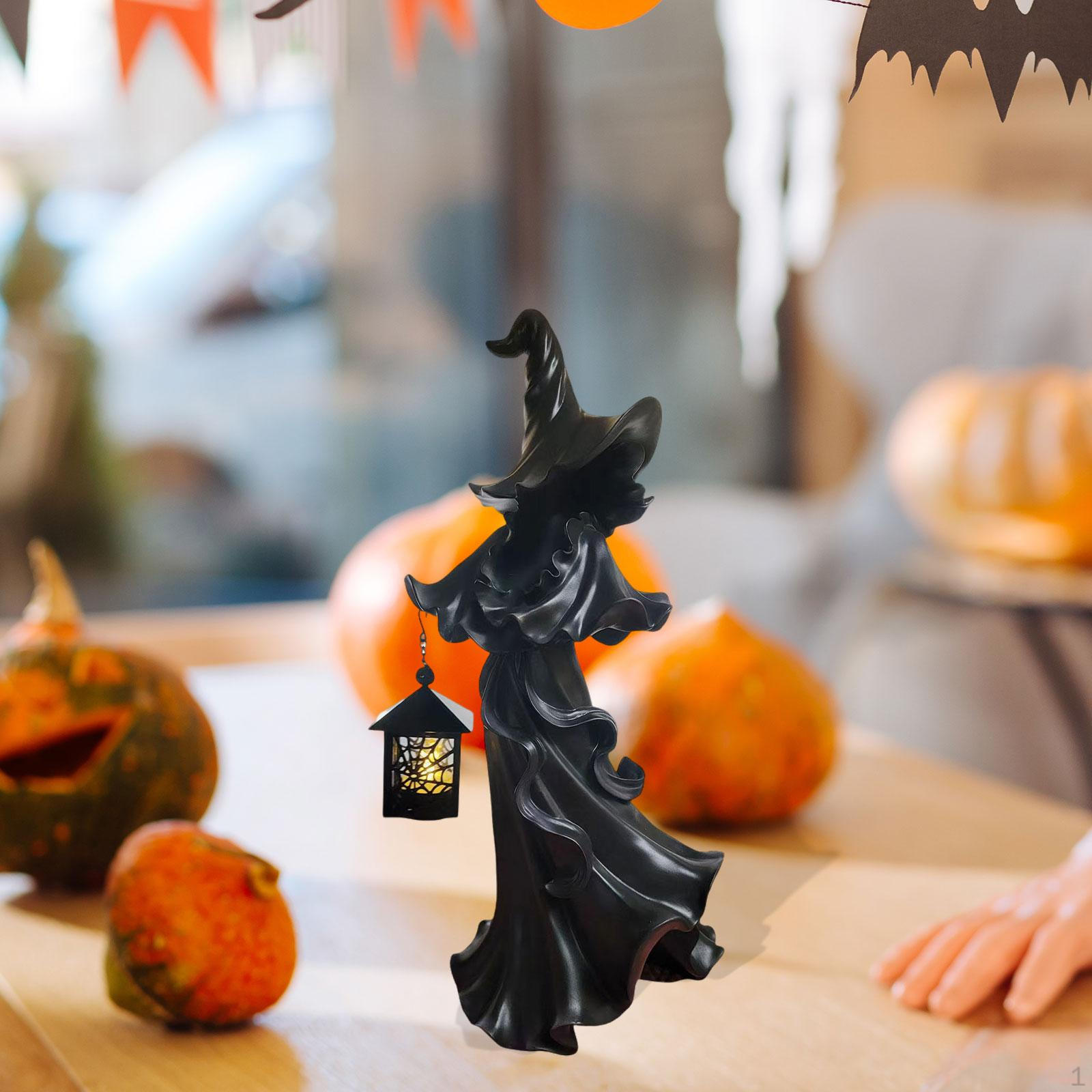 

Орнамент Фонарь Ведьмы Бочка Фигурка Смола Статуэтка Безликая Скульптура для Сада Внутри Двора чёрный