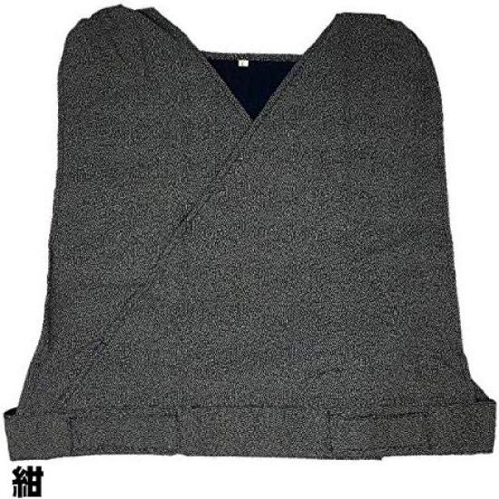 Tea Ceremony Practice Wear [Vest Type Tea Ceremony Companion] (4 Colors to Choose From) M Navy