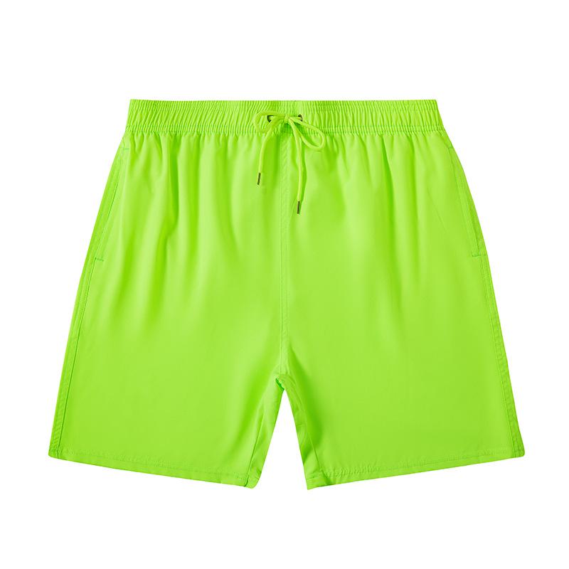 Herre ensfarget strand-surfeshorts - Casual sportsshorts i stor størrelse
