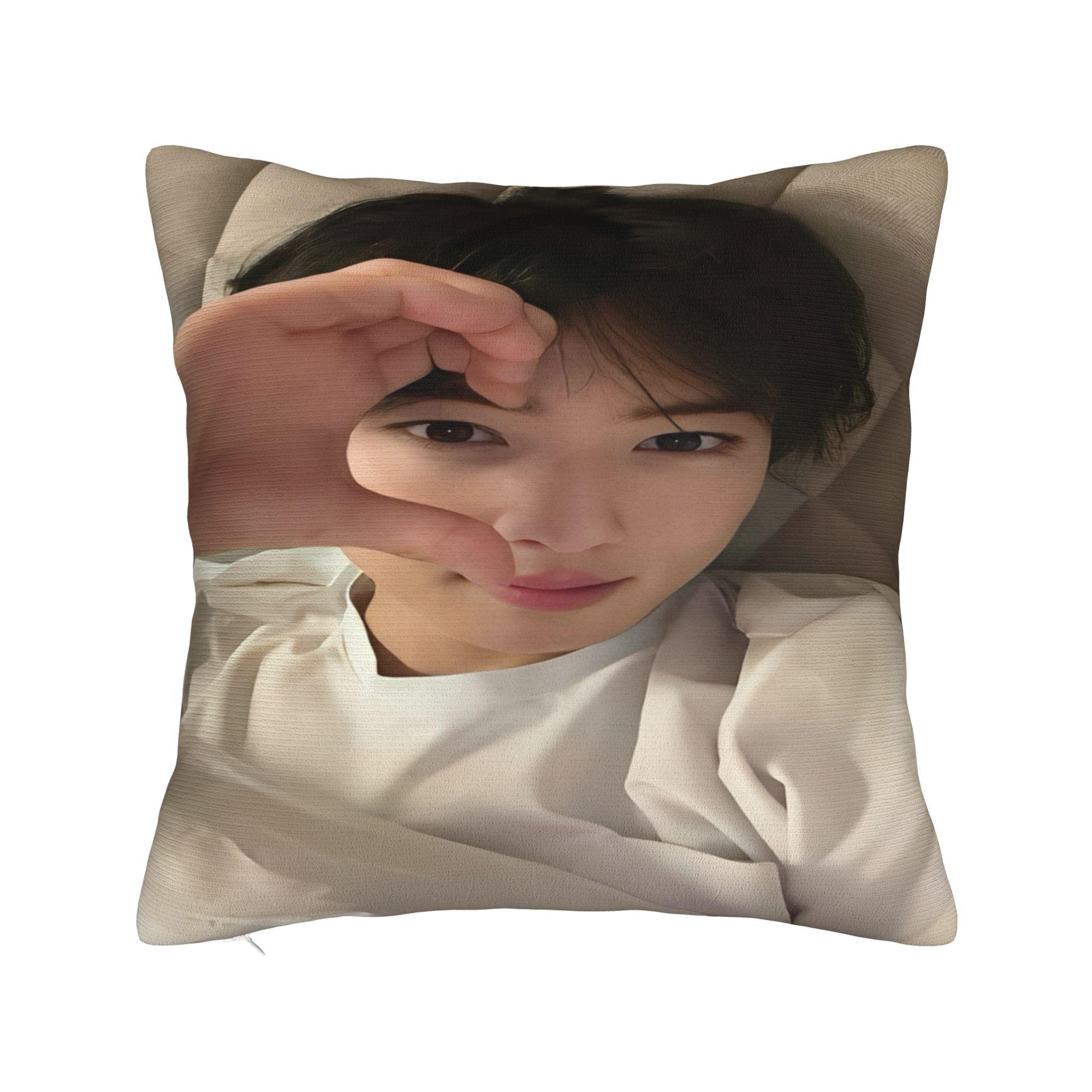 

ЧА ЫН У kpop ASTRO айдол Наволочки Печать на изделиях Чехол для подушки Декоративная подушка Постельные принадлежности Квадратный Разные размеры 12x12in 30X30cm