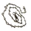 1pcs Chain Necklace Pants Waist Punk Chain Pants Men's Jewelry Barbed Wire Jeans Silver Necklace Men's and Women's Necklace Pant