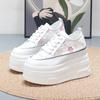 Fashion 10CM Platform Sneakers for Women White Women Shoes Mesh Platform Wedge Sneakers Chunky Sneakers Shoes Shose Women Summer
