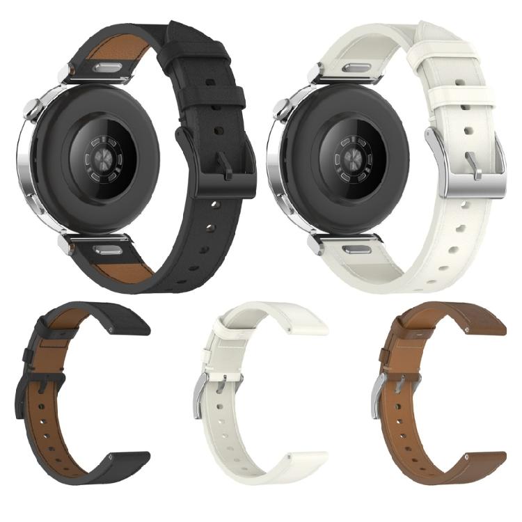 18mm PU Leather Watch Strap Leather Watch Band Replacement Strap Versatile PU Leather Smartwatch Strap for Watch GT5