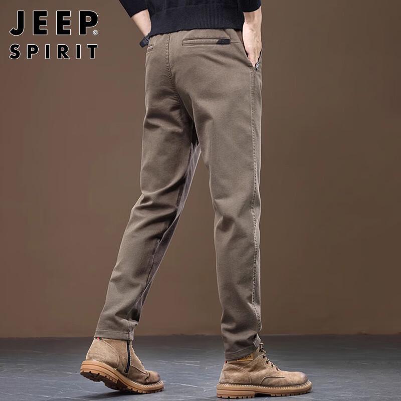 JEEP SPIRIT Men's Straight Leg Casual Pants