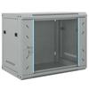 Network Cabinet with Storage Gray 60 X 45 X 50 Cm Steel