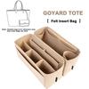 EverToner Filz-Einsatz Organizer für Goyard GM PM Mini-Tragetasche Damen-Handtasche Innentasche Reise Kosmetik-Liner Taschenformer