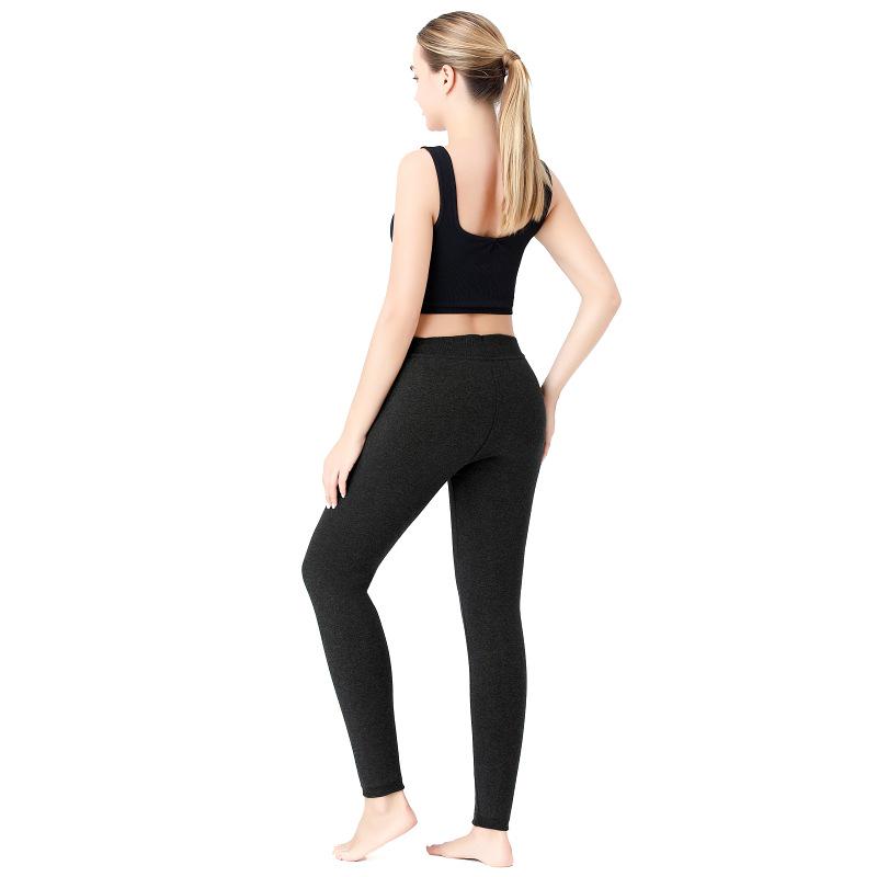 Herren- und Damen-Hose mit hohem Bund, warm aus Wolle, mit Fleecefutter und kaschmirähnlichem Tragekomfort.