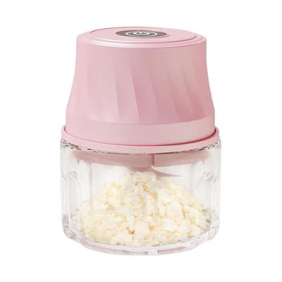 Garlic Chopper Mini With Safety Buckle Rechargeable Mini Chopper Electric Garlic Mincer For Puree Vegetable Meat Chili Ginger
