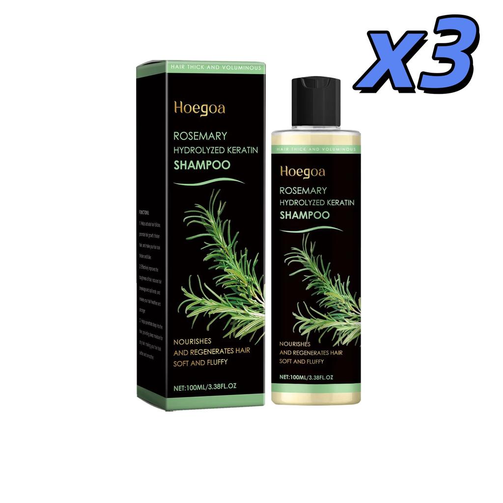 Rosemary Hair Shampoo Hair Regrowth Hair Strengthens Shampoo Deep Nourishing Repair Split Ends Hair Soothing Scalp Anti Dandruff