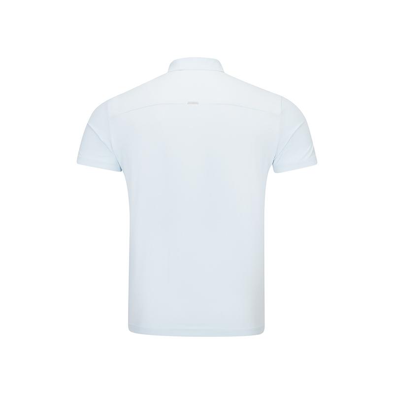 Men's Li-Ning Polo Shirts Unisex First Frost Blue Moderate