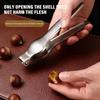 Cutter Function Chestnut Clip Opener Stainless Steel 2 in 1 Kitchen Tool  Kitchen Use