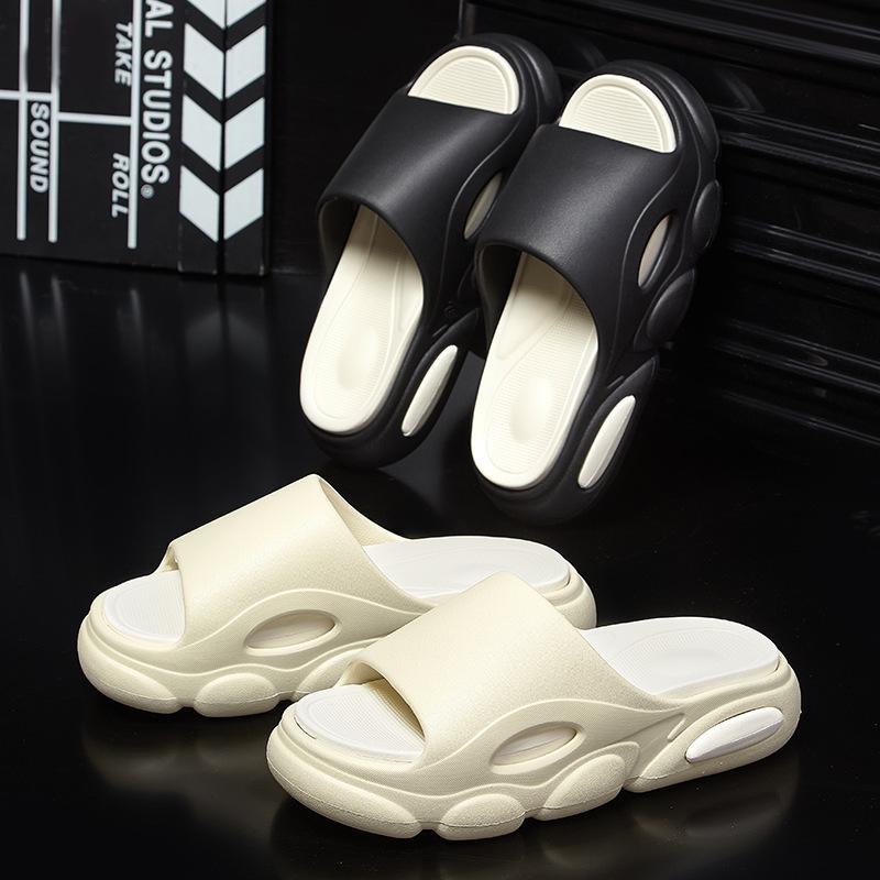 Men Platform Soft Eva Slippers Fashion Flip Flops Home Thick-soled Shoes Bathroom Non-Slip Slides Indoor Outdoor Sandals Clogs