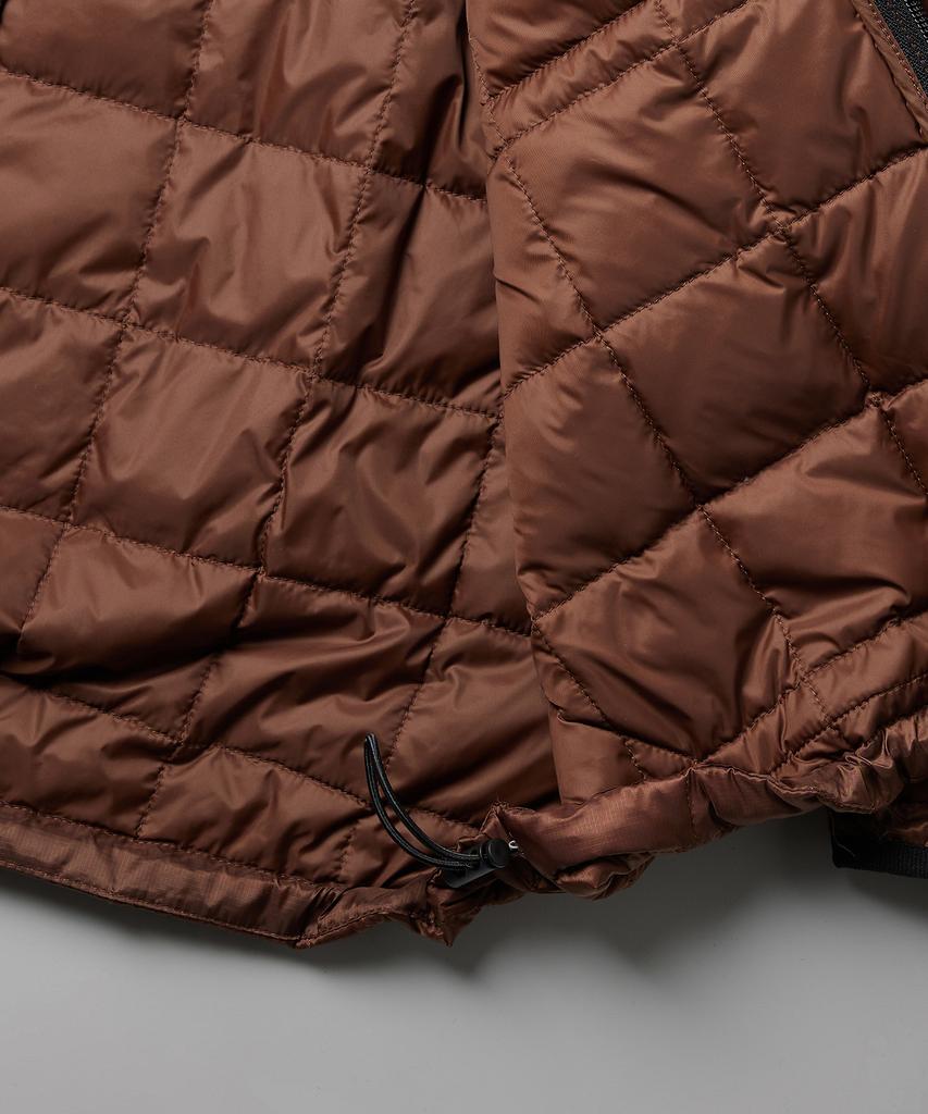 Dickies Hooded Light Down Jacket Brown