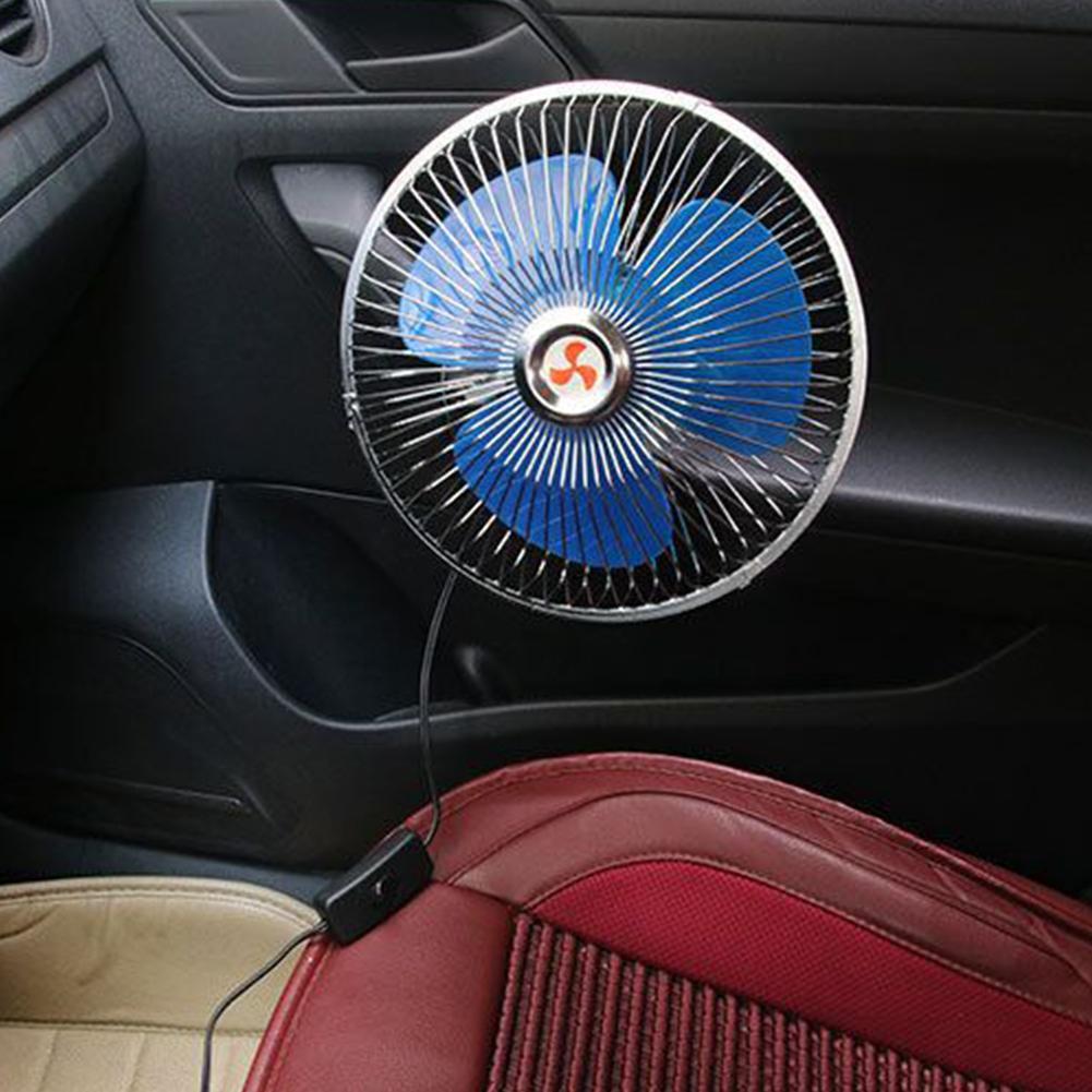 Portable Car Electric Fan 25W 24/12V For Car Fan With Clip Electric Fan Cigarette Lighter Plug For Truck Car Interior Accessorie