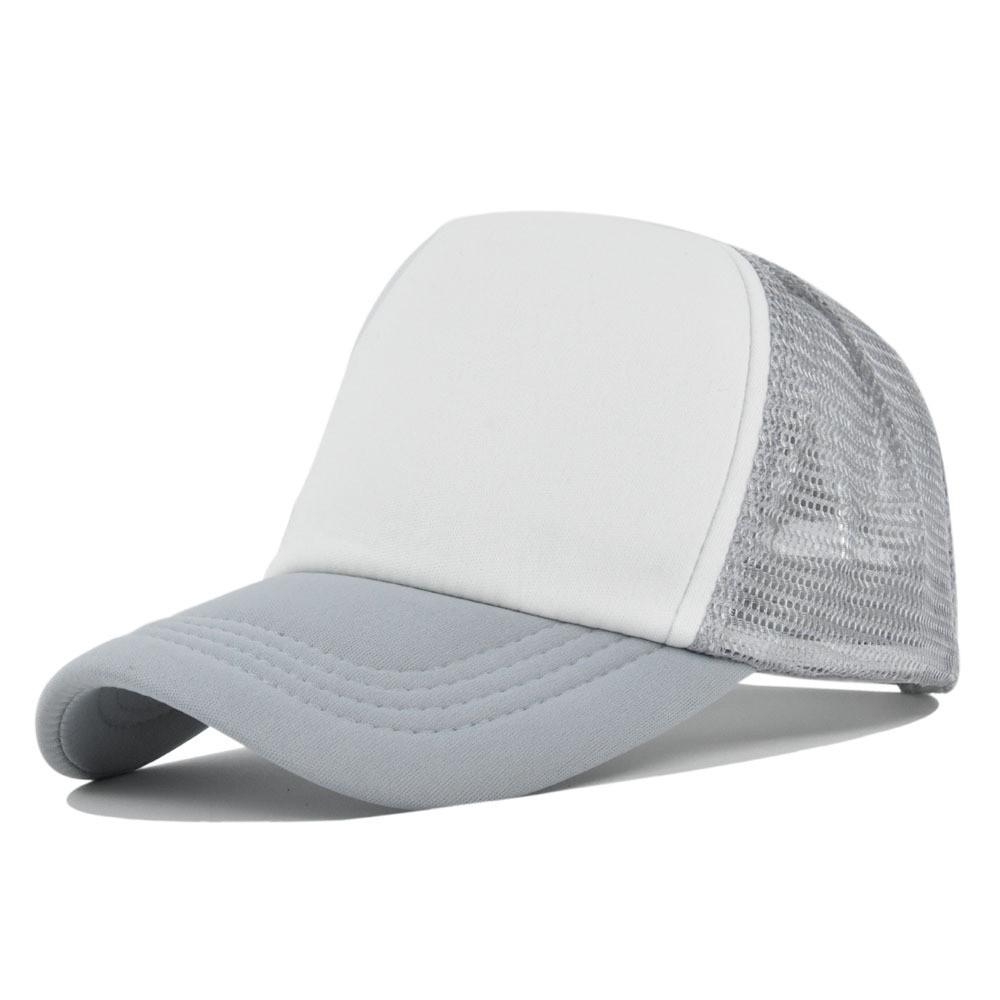 Popular Solid Color Baseball Cap 5 Pieces Duck Tongue Cap Mesh Cap Curved Brim Sun Hat Custom Logo Wholesale