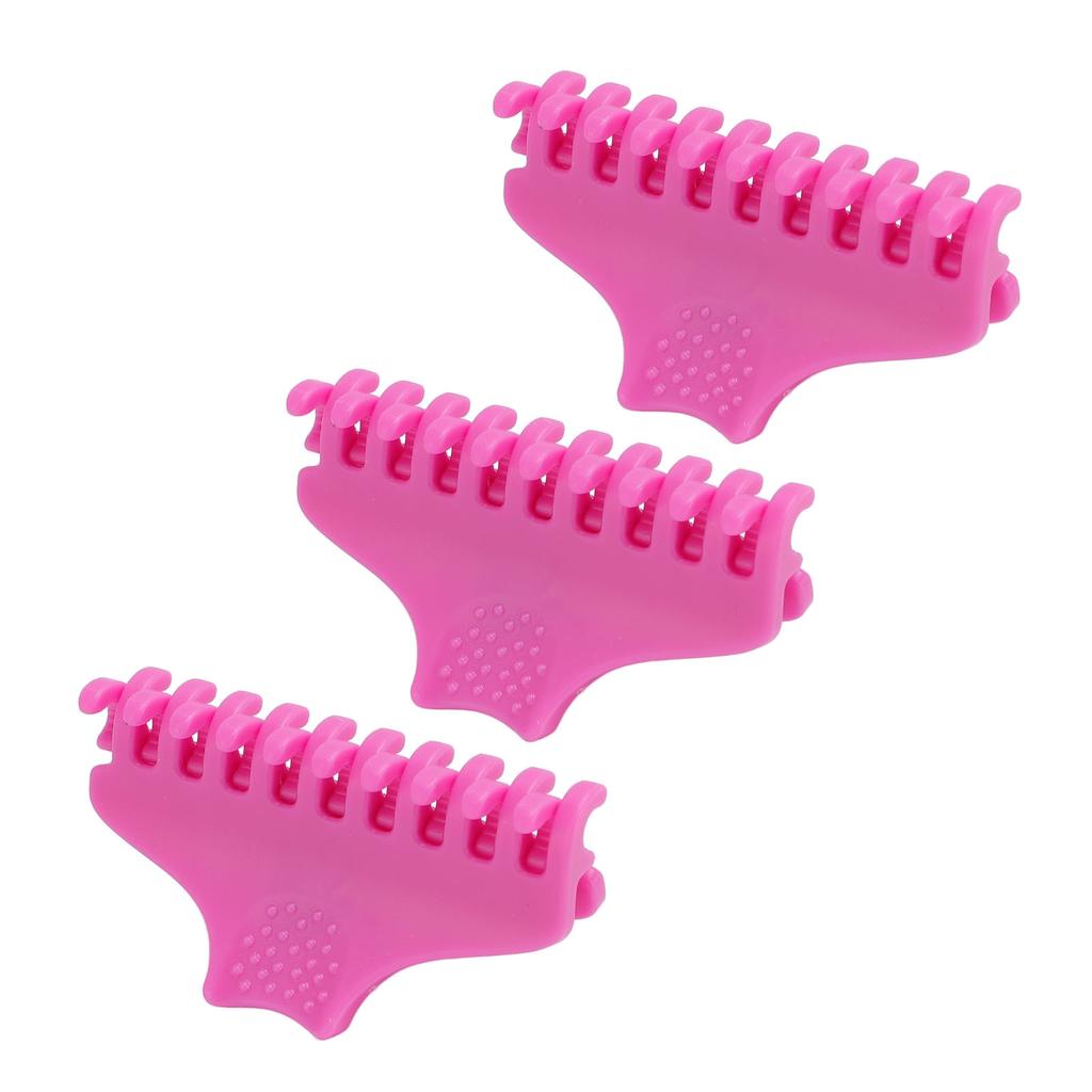 25 ks Růžové natáčky na vlasy Skřipce Sada Perm Čelisťové svorky Klip pro objem u kořínků Vlasy Nadýchaný stylingový nástroj pro