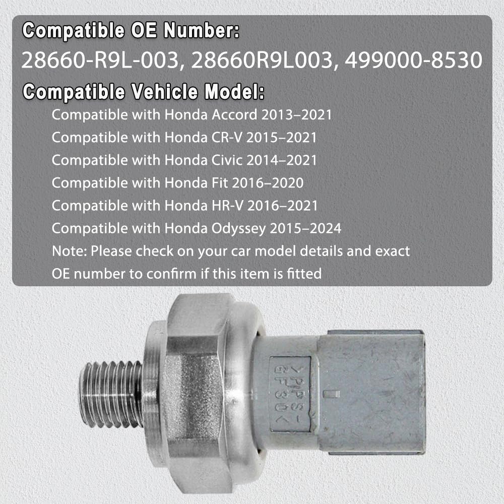 1pc 28660-R9L-003, Transmission Oil Pressure Switch Sensor, Compatible with Honda Accord Civic Odyssey CR-V