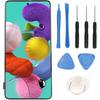Screen Replacement for Galaxy A51, Display Digitizer Assembly with Frame & Repair Tool Kit for Galaxy A51 A515 A515U A515A