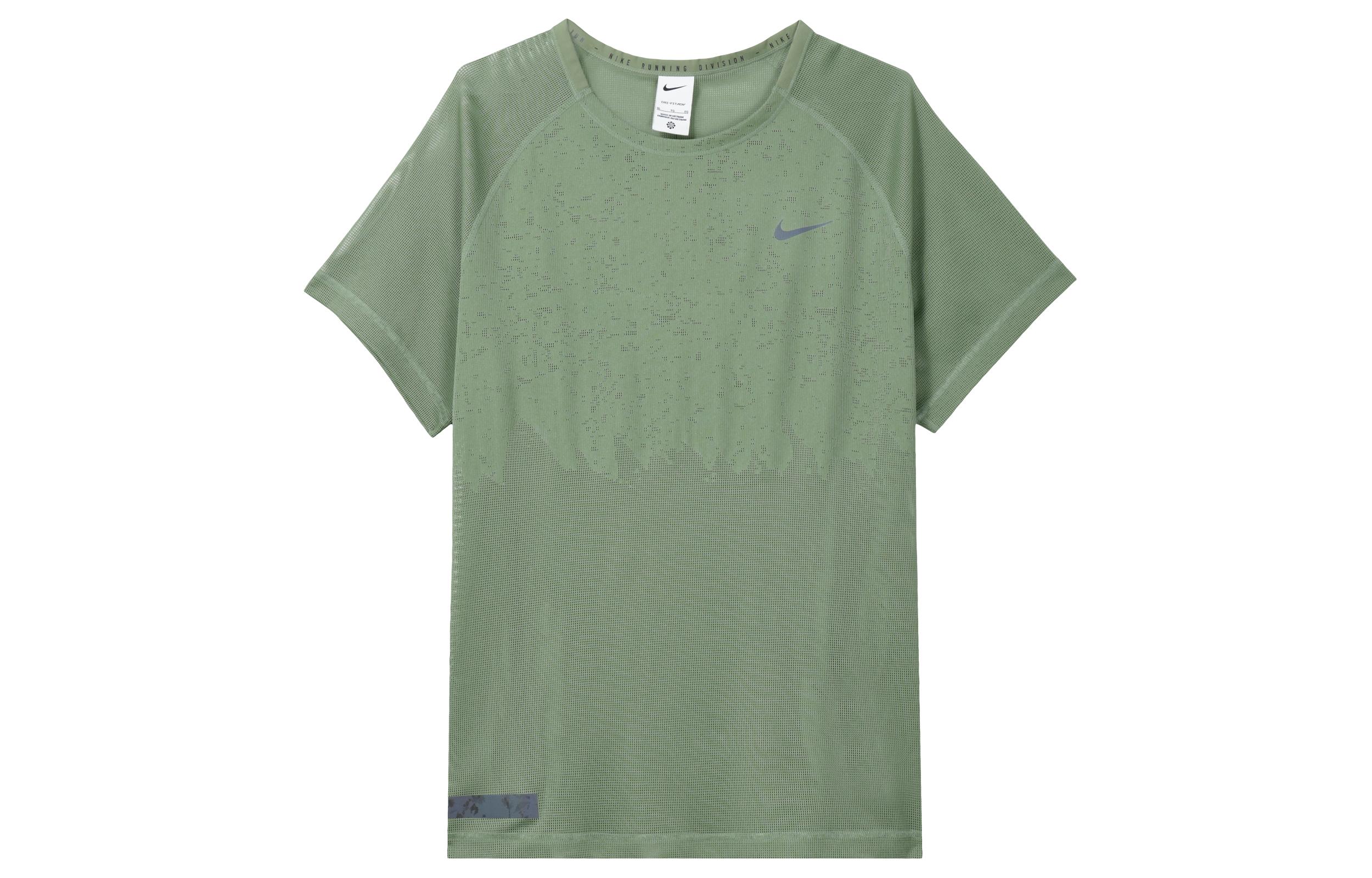 Nike Running T Shirt Men s Oil Green DX0854-386 S