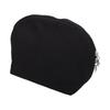 Reise Kosmetiktasche Muschelform Klappbar Kosmetik Make-up Tasche Organizer Wasserdicht Magnetisch 180 Grad Öffnung Schwarz L