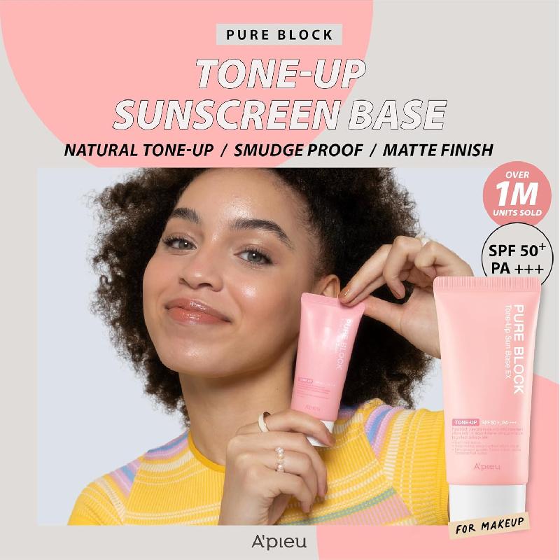 A'PIEU Pure Block Tone-Up Sun Base SPF50+ PA+++ 50ml