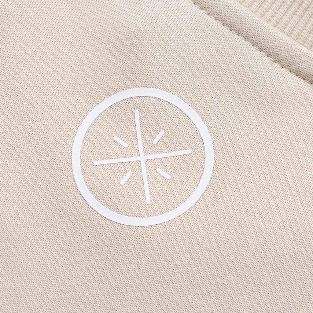 Li Ning Basketball Series Pullover Round Neck Loose Long Sleeve Sweatshirt Men Sweatshirt Oatmeal-Gray AWDU277-6