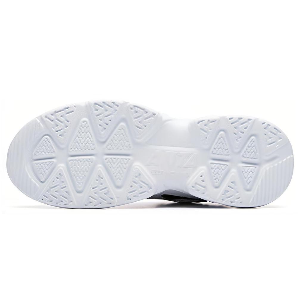 Anta Classic Cushioning Slip Resistant Low top Chunky Sneakers Men's White Black 91938862-1