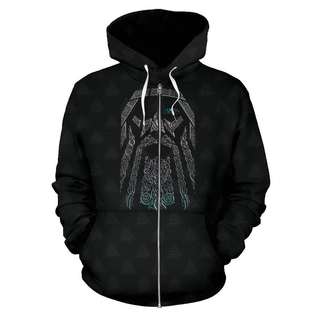 New Tattoo Printed Sweatshirt 3d Zipper Hooded Sweatshirt Men